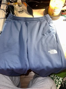 THE NORTH FACE Blue LARSECH Fleece Boy's Pant Jogger Sz XL 14/16 - Picture 1 of 7