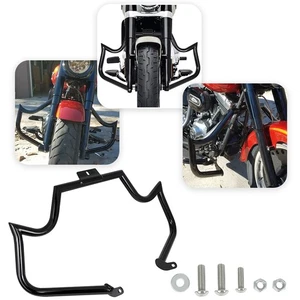 Engine Guard Crash Bar Fit For Harley Heritage Softail Classic FLSTC 00-17 - Foto 1 di 15