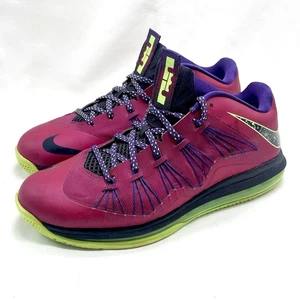 Nike Air Max Lebron X Low LeBroncurial para hombre talla 11 rojo frambuesa 579765-601 - Imagen 1 de 15