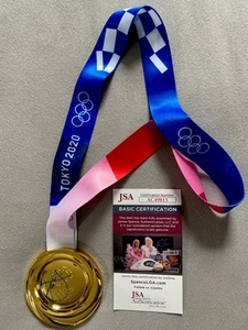 XANDER SCHAUFFELE AUTOGRAPH 2020 TOYKO OLYMPIC GOLF GOLD MEDAL JSA AC49815 - Picture 1 of 4