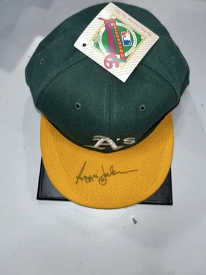Gorra Reggie Jackson Oakland A’s Autografiada Colección Diamante New Era Foto 1 de 3