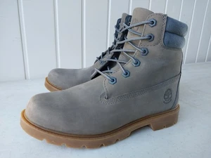 BOTAS IMPERMEABLES TIMBERLAND LINDEN WOODS MUJER 6" PREMIUM GRIS NOBUCK TALLA 8.5 - Imagen 1 de 9