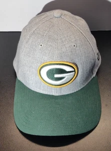 Green Bay Packers Hat Cap Men's Stretch Fitted M/L Gray 39Thirty NFL Football - Picture 1 of 8