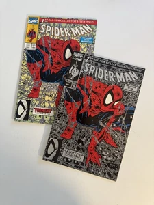 Spider-Man #1 1990 Todd McFarlane copertina variante argento/verde combo - Foto 1 di 4