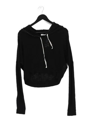 Hollister Women's Hoodie XS Black Polyester with Elastane Pullover - Image 1 of 4
