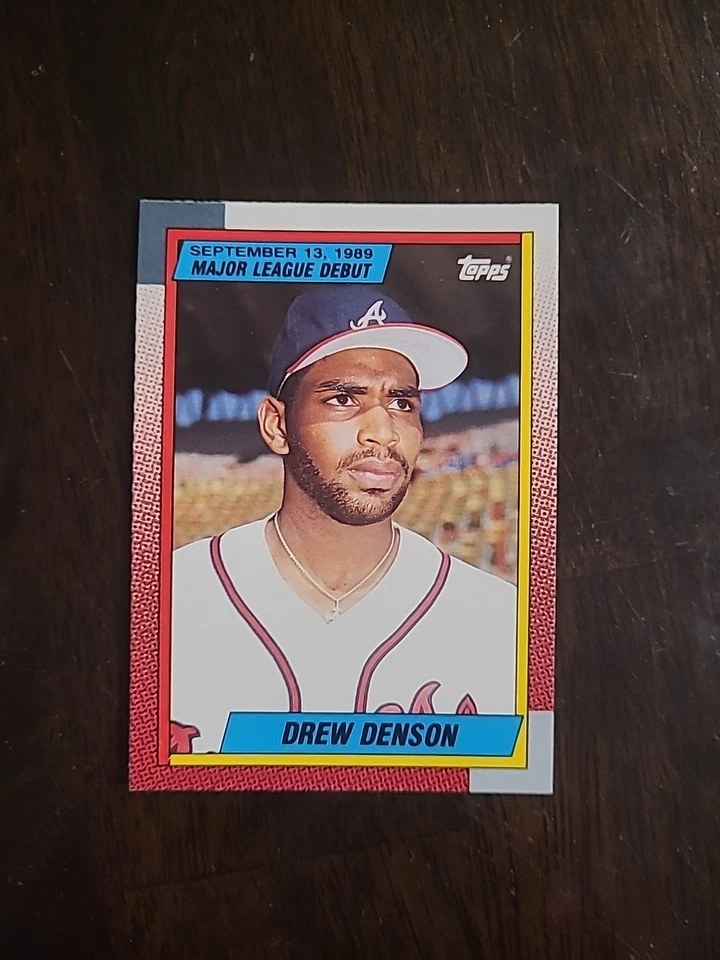 1989 Topps Major League Debut Drew Denson RC #30 Atlanta Braves Rookie - Image 1 of 1