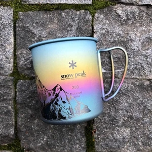 Snow peak 450 Titanium Mug Outdoor Single-Wall Handmade Cup Rare Metallic luster - Picture 1 of 7