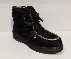 PENELOPE CHILVERS Donna Nera Incredibile Pelle di Cavallo Italiana Foderata in Shearling... - Foto 1 di 7