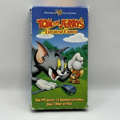 Tom & Jerry’s Greatest Chases VHS 2000 Video Tape Classic Cartoon VTG Animation - Image 1 of 4