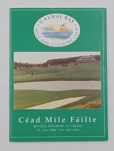 Cuadro de mando Galway Bay Golf and Country Club Ireland sin usar - Imagen 1 de 4