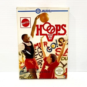 Hoops + Box & Manual - Nintendo NES - Tested & Working - Free Postage - Picture 1 of 10