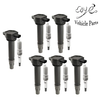 6 bobinas de encendido + 6 bujías de iridio para Dodge Charger Sebring Chrysler 2,7 L Foto 1 de 4