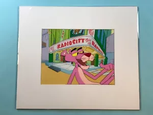 Animation Production Cel Setup- Vintage Pink Panther at Radio City New York - Picture 1 of 3