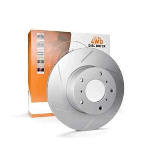 Rear Left slotted brake Disc rotor for Toyota LandCruiser 100 105 - Bild 1 von 1