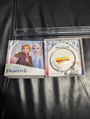Disney замороженный II посеребренный латунный снежинка браслет новый в коробке - Изображение 1 из 3