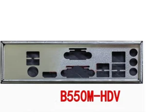 Shield I/O IO Backplate For ASRock B550M-HDV Motherboard - Afbeelding 1 van 1