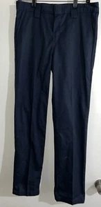 Boys Dickies Flex Pants Size 18 Navy Blue - Picture 1 of 5