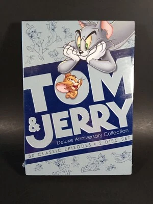 Tom & Jerry Deluxe Anniversary Collection 2 Disc Set DVD Brand New Sealed - Image 1 of 4