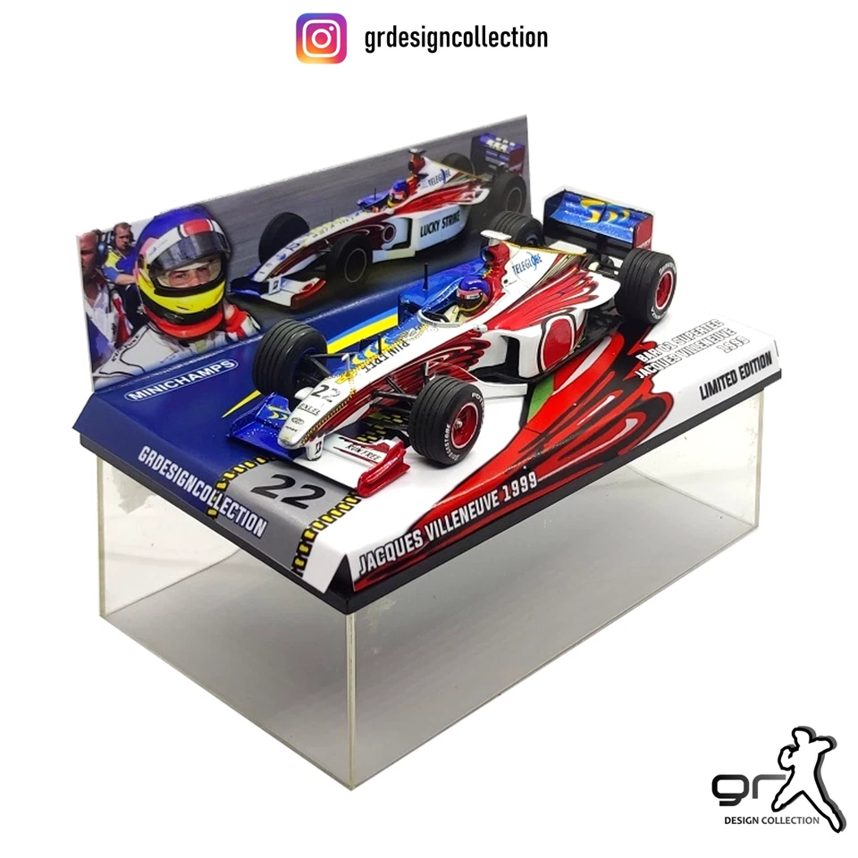 Jacques  Villeneuve - Bar 01 SUPERTEC - F1 GP 1999 / MINICHAMPS / 1:43 - Immagine 1 di 4