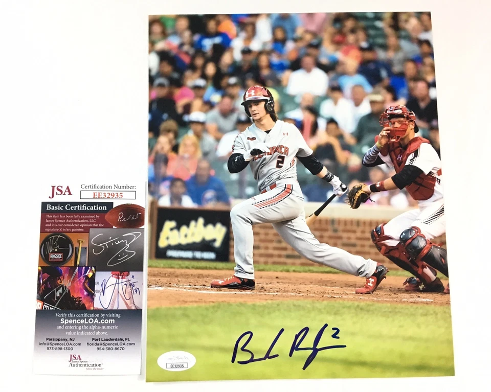 Brendan Rodgers Signed 8x10 Photo JSA COA Colorado Rockies - Image 1 of 1