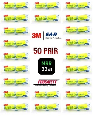 50 3米耳软降噪33分贝泡沫一次性射击睡眠辅助耳塞 — 第 1/4 张图片