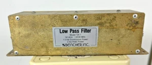 BENCHER YA1 LOW PASS TVI FILTER FOR HAM AMATEUR RADIO HF CB 0-30MHz 1.5KW 52 OHM - Zdjęcie 1 z 1