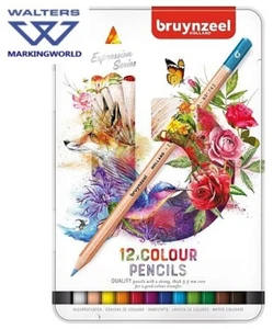 Lápices para colorear artistas | Bruynzeel Expression Tin 12 | Pastel, metálico - Imagen 1 de 12