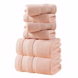 6 Piece Towel Set Soft Absorbent Towels 2 Bath + 2 Hand Towels + 2 Washcloth - Picture 1 of 83