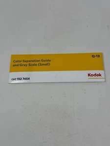 Guía de separación de color Kodak y escala de grises (Q-13, 8" de largo) - Imagen 1 de 2