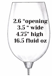 I Am Edgar Berebi Is My New Rotwein 16,50 Oz Schüssel für meine Stiele Kristallglas - Bild 1 von 6