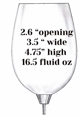 I Am Edgar Berebi Is My New Red Wine 16.50 Oz Bowl for my stems Crystal Glass