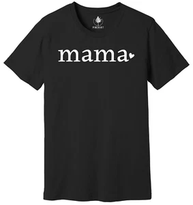 Mama Heart Shirt, Cute Mom Shirt, New Mom Shirt, Birth Announcement Tee - Picture 1 of 3