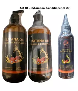The Miracle Öl Batana Öl Shampoo, Haarspülung Und (Set Von 3) - Bild 1 von 10