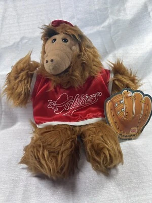 Muñeca marioneta de mano de peluche equipo de béisbol ALF Orbiters Burger King vintage 1988 Foto 1 de 4