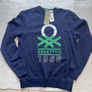 New WITH TAGS BENETTON BLUE Sweatshirt - Size Boys  Extra Large
