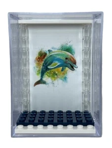 Lego Delfin Minifigur Vitrine * KEINE MINIFIGUREN ENTHALTEN * - Bild 1 von 7