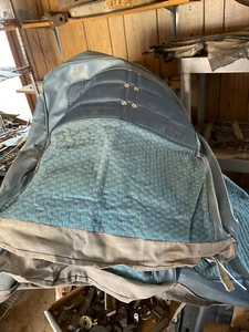 1963 Chevy Impala factory pattern split front seat covers  - Bild 1 von 4