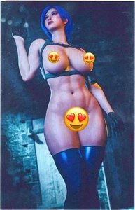 M House Peyton Blue Resident Evil Jill Valentine Nude METAL Virgin Variant - NM+ - Picture 1 of 2