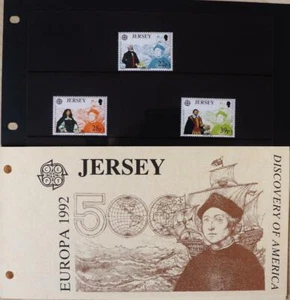 Jersey Stamps: Europa '92 "Discovery Of America" - MNH Presentation Pack 1992 - Picture 1 of 4