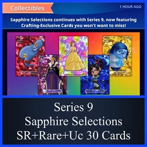 SERIA 9 SZAFIR SELECTIONS SR + RZADKOŚĆ + UC 30 ZESTAWÓW KART DISNEY KOLEKCJA CYFROWA - Zdjęcie 1 z 1