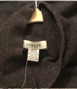 GENEVA DUNKELGRAU KASCHMIR LANGARM DUNKELGRAUER PULLOVER. X-LARGE. (20.3.31) - Bild 1 von 4