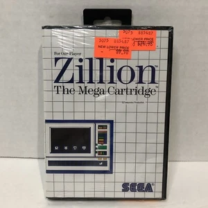 Zillion (Sega Master System SMS 1987) NEW FACTORY SEALED, RARE! - Picture 1 of 18