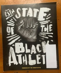 ESPN MAGAZINE Feb 2018 State of Black Athlete Newton Kaepernick Moore Warriors - Picture 1 of 2