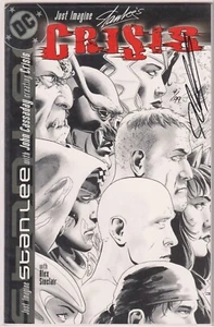 JUST IMAGINE STAN LEE CRISIS #1 DYNAMIC FORCES SIGNIERT JOHN CASSADAY DF COA #4 DC - Bild 1 von 2