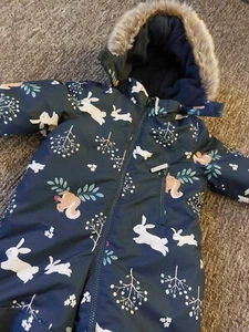 Winteroverall Kleinkind Schneeanzug Einteiler Winter H&M Gr. 80 Top Zustand Warm - Bild 1 von 10