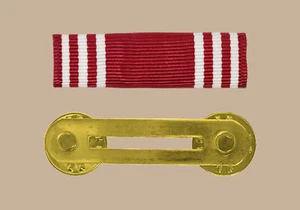 Cinta de buena conducta del ejército de los Estados Unidos con barra de sujeción única de latón [RB453] - Imagen 1 de 3