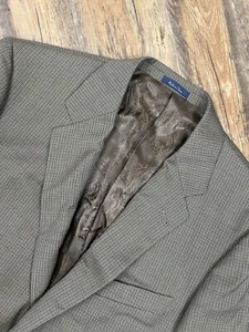 Turnbury Sport Coat Men's 40L Brown 100% Wool 2-Button Jacket NWOT - Picture 1 of 14