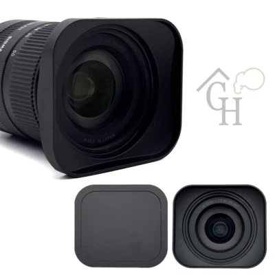 [GH] SIGMA 18-50/56 Lente Capucha Cuadrada + Tapa para Haoge LH-SM5614 Foto 1 de 4