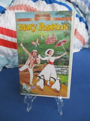Mary Poppins / VHS - Auflage mit Hologramm - goldenes Band - Bild 1 von 4