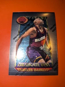 CHARLES BARKLEY, SUNS, 1995 TOPPS FINEST, MEJOR TARJETA UNIVERSITARIA NBA 275 COMO NUEVA - Imagen 1 de 2